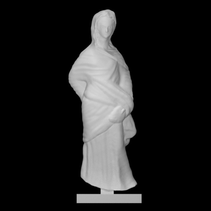 female figurine scan figure sculpture toy woman beirut 3D print model - Mito3D