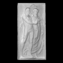 Frieden Scan Skulptur Bronze Hermes Linderung Besetzung Leier 3d print model - Mito3D
