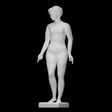 grazia scansione corpo femmina figura scultura statua donna bronzo 3d print model - Mito3D