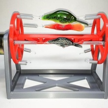 tournant pêche leurre séchage grille sports Extérieur leurres poisson supporter 3d print model - Mito3D