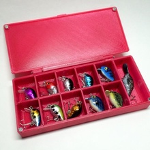 piccolo parti scatola giardino partsbox fishingluresbox luresbox 3d print model - Mito3D
