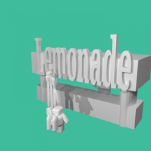 hot day lemonade tinkercad 3d print model - Mito3D