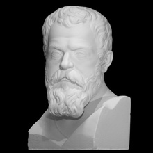 galilée analyse anatomie buste sculpture plâtre italien Galilei esprit universel 3d print model - Mito3D