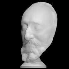 henry iv france scan head king plaster cast death-mask henry-iv 3d print model - Mito3D