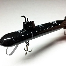 novelty submarine fishing lure sports & outdoor lures 3d print model - Mito3D