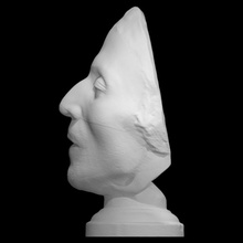 jean-paul marat scan anatomy french death plaster cast journalist deathmask theorist jean-paul-marat 3d print model - Mito3D