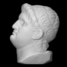 nero scan bust head emperor plaster cast 3d print model - Mito3D