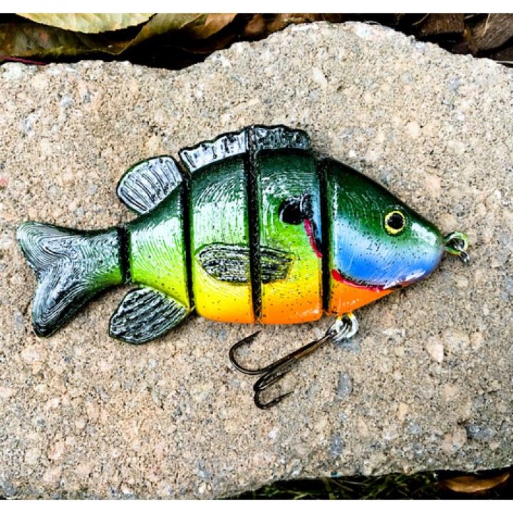 sun fish swimbait lure sports & outdoor fishing 3D print model - Mito3D