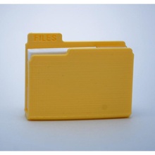 file folder usb drive gadgets & electronics holder 3d print model - Mito3D