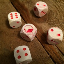 custom dice tabletop games toys 3d print model - Mito3D