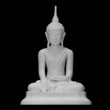 gautama Buda Varredura budismo escultura estátua sentado 3d print model - Mito3D