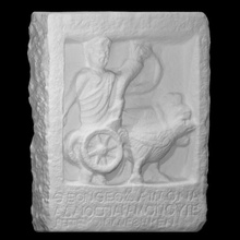 votivo alívio dedicada Deus hades Varredura escultura 3d print model - Mito3D