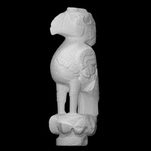 colossal statue bird scan animal figure sculpture basalt prey 3d print model - Mito3D