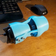 rov kort ağızlık ekstrüder sintine pompa itici Birleşik binmek yedek parçalar su araç 3d print model - Mito3D