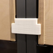 Ikea Veberod étagère tiroir clips empêche ocd flareups rechange pièces meubles Ménage 3d print model - Mito3D