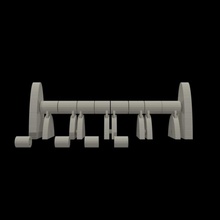 Aigle bobine titulaire soutien filament 3d print model - Mito3D