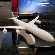 highly detailed a340-600 pencil holder & garden airplane jet model scale airbus pencilholder passenger a340 3d print model - Mito3D