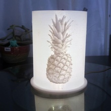 pineapple lithophane lamp & garden fruit lamp lithophane pineapple 3d print model - Mito3D