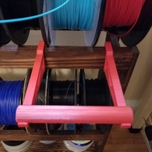 spool holder filament shelves build 3d printer design challenge matterhackers 3dpn 3d print model - Mito3D