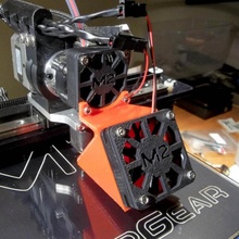 Makergear m2 soltero v4 extrusora ventilador sudario construir 3d impresora 3d print model - Mito3D