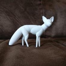 sencillo zorro totémico juguetes juegos animal Arte lindo juguete tinkercad tótem calculando 3d print model - Mito3D