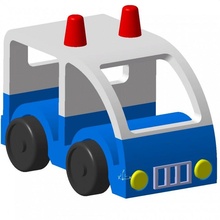 polizia macchina giocattoli Giochi 3d print model - Mito3D