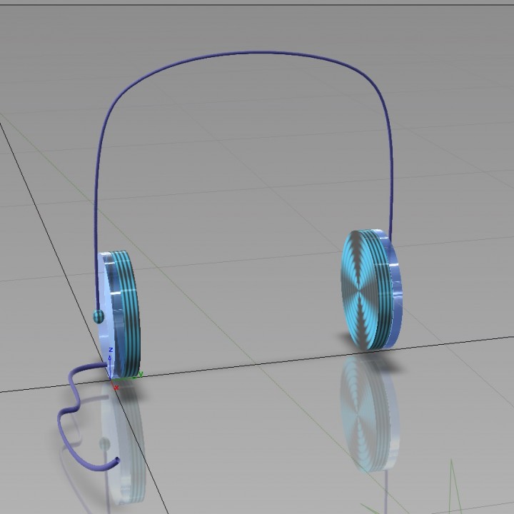 Audifonos profesyonel 3D print model - Mito3D