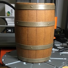 wooden barrel model kit toys & games 3d print model - Mito3D