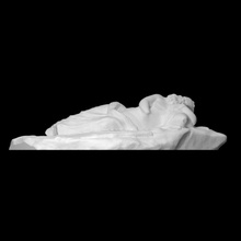 resting man scan figure sculpture statue marble rest reclining 3d print model - Mito3D