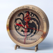 juego tronos reloj jardín hora Game of Thrones movimiento 3d print model - Mito3D