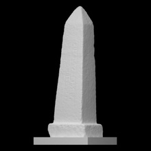 inscrit obélisque analyse Dieu Roi calcaire byblos abi Shemou 3d print model - Mito3D