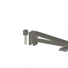 shelf spool holder 3d print model - Mito3D