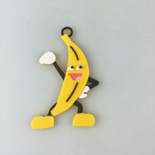banana chaveiro moda acessórios youtube 3d print model - Mito3D