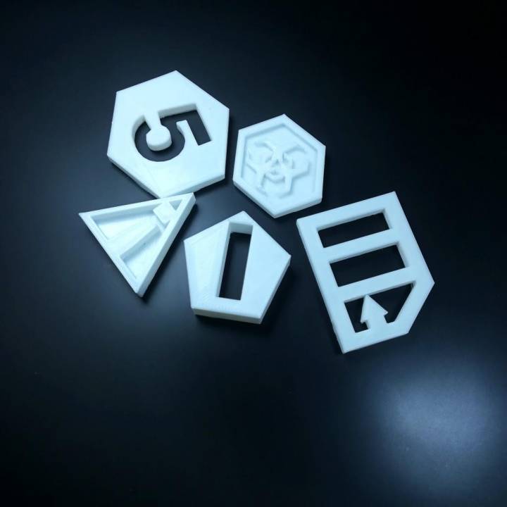 netrunner tokens tabletop android game 3D print model - Mito3D