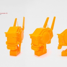 chappie bust fan art film movie robot war 3d print model - Mito3D