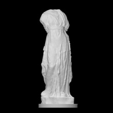 female statue scan figure roman sculpture woman marble tyre 3d print model - Mito3D