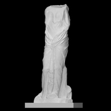 female statue scan figure roman woman marble tyre lebanon 3d print model - Mito3D