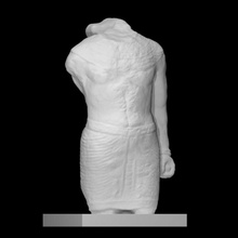 torso scan body sculpture statue limestone tyre lebanon 3d print model - Mito3D
