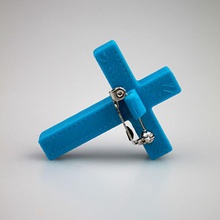 cruz emblema moda acessórios 3d print model - Mito3D