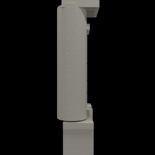 biriktirmek Kulp destek 3d print model - Mito3D