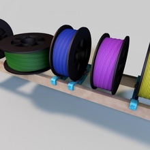 3d printing nerd carrete soporte v3 construir impresora 3d print model - Mito3D