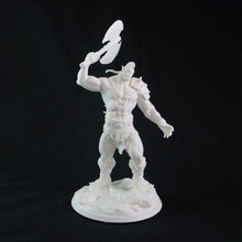 orc öfke yuva sanat hayranı heykelcik model ork video oyunu poz 3d print model - Mito3D