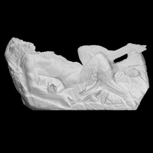 reclinado panela Varredura escultura mármore sátiro fauno francesco sangallo tubo 3d print model - Mito3D