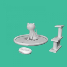 cat essentials tinkercad 3d print model - Mito3D