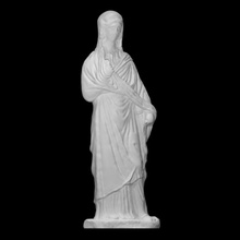 heykel Kadın taramak kadın şekil Roma mermer Beyrut 3d print model - Mito3D