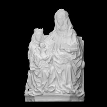 Anna Selbdritt taramak bebek isa anne heykel Odun dini Mary aziz İsa oğul kız evlat meşe Sothebys 3d print model - Mito3D