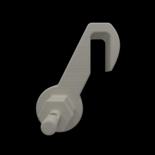 parts filament arm 3dpn clip build 3d printer holder spool nerd printing wood arms stock 3d print model - Mito3D