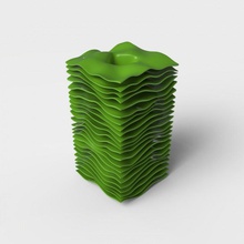 wave lamp lq & garden 3d print model - Mito3D