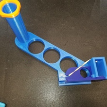 simple handed movable spool holder 3d print model - Mito3D
