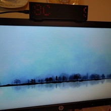 kaydırma Marque saat top of monitor durum kılıf Bahçe arduino hava 3d print model - Mito3D